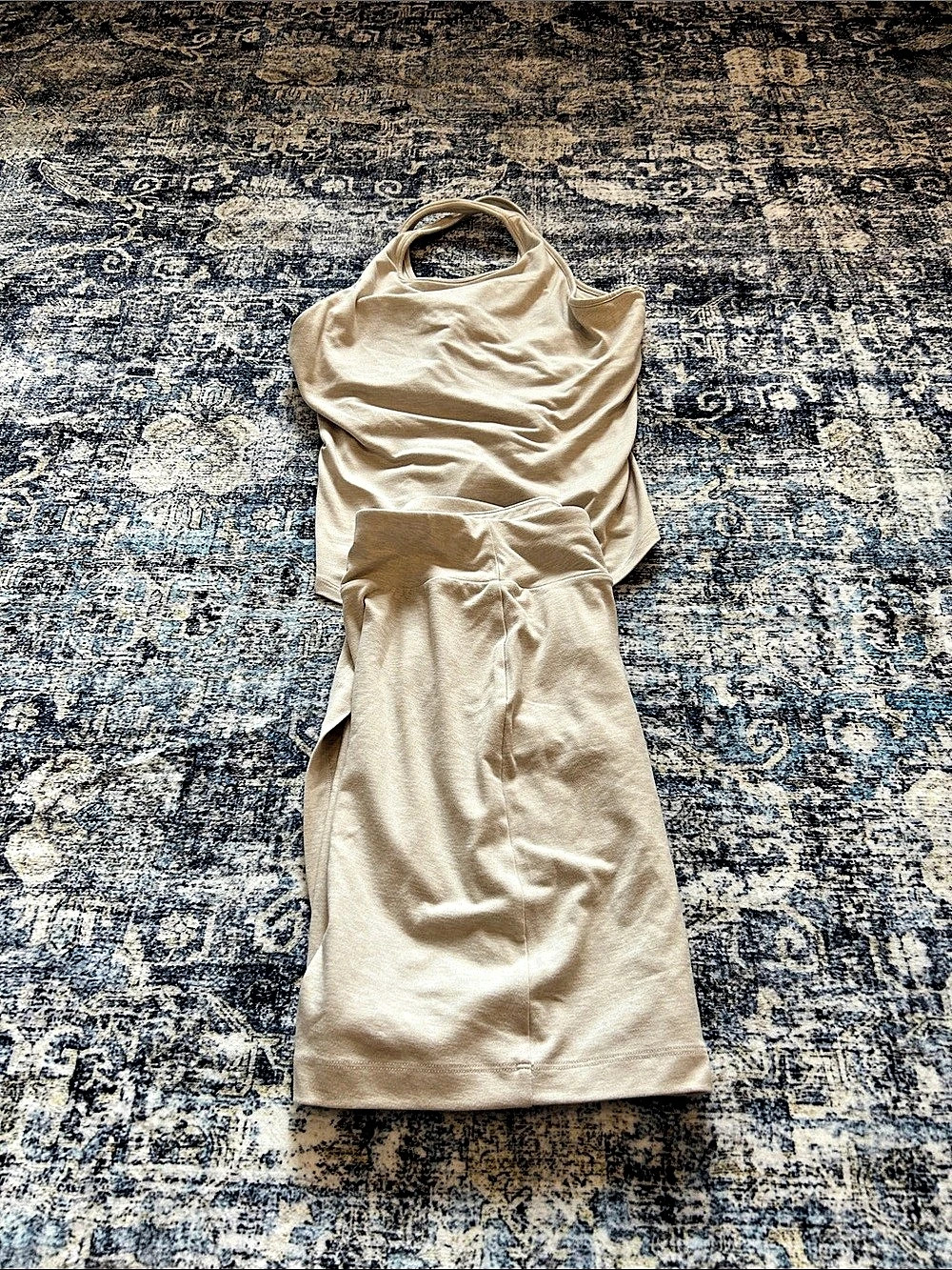 Jockey Mini Dress in Cream, Medium